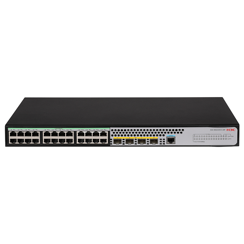 H3C MS4320V3-28P 24电+4个上行千兆光口安防交换机